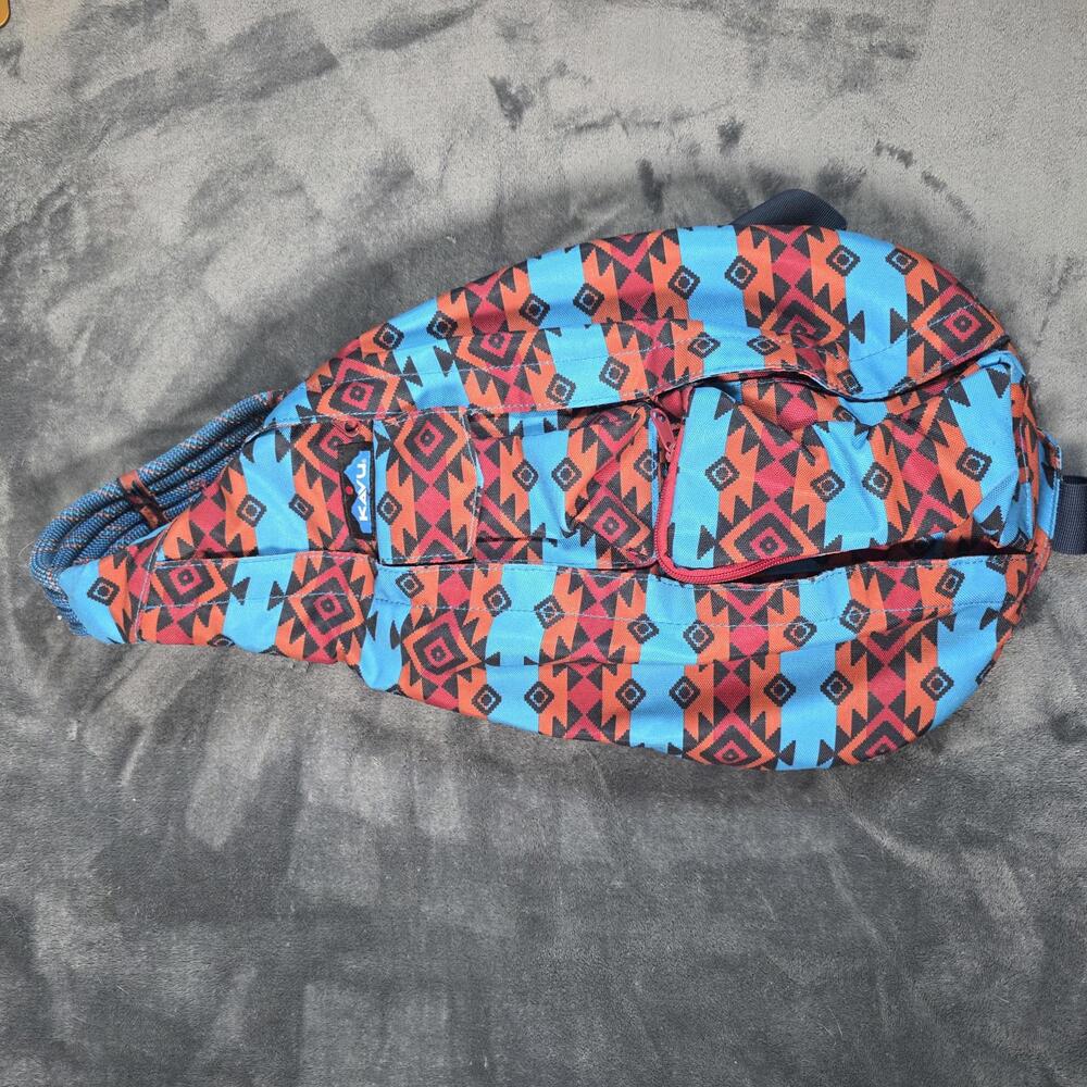 KAVU Rope Sling Bag Aztec Navajo Print